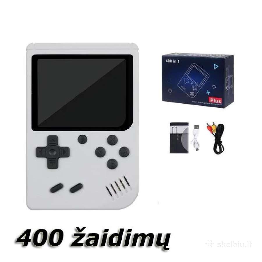 Nešiojama retro konsolė su 400 žaidimų - nuotraukos Nr. 2