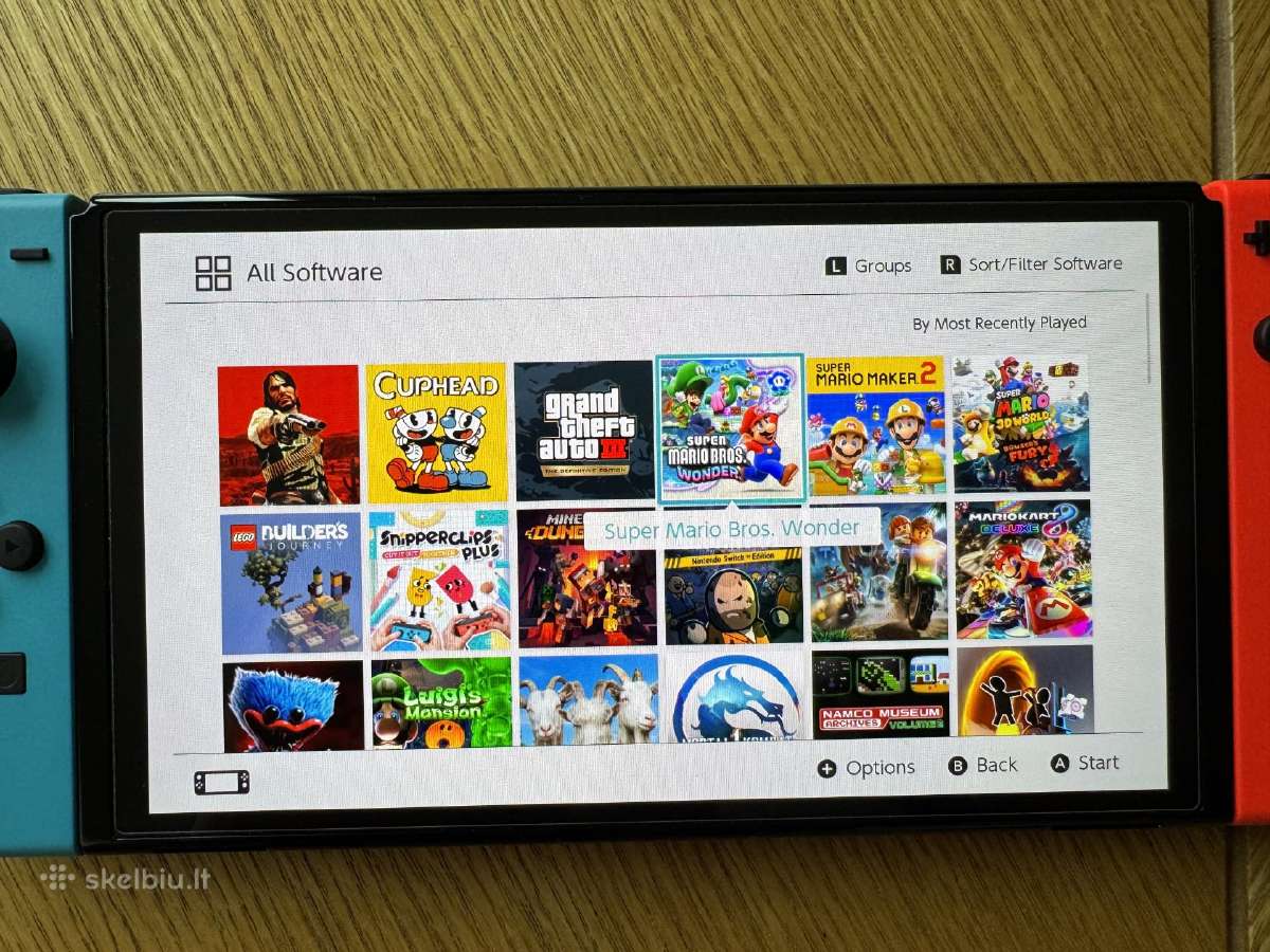 Nintendo Switch Oled 512gb Dual-boot - nuotraukos Nr. 3