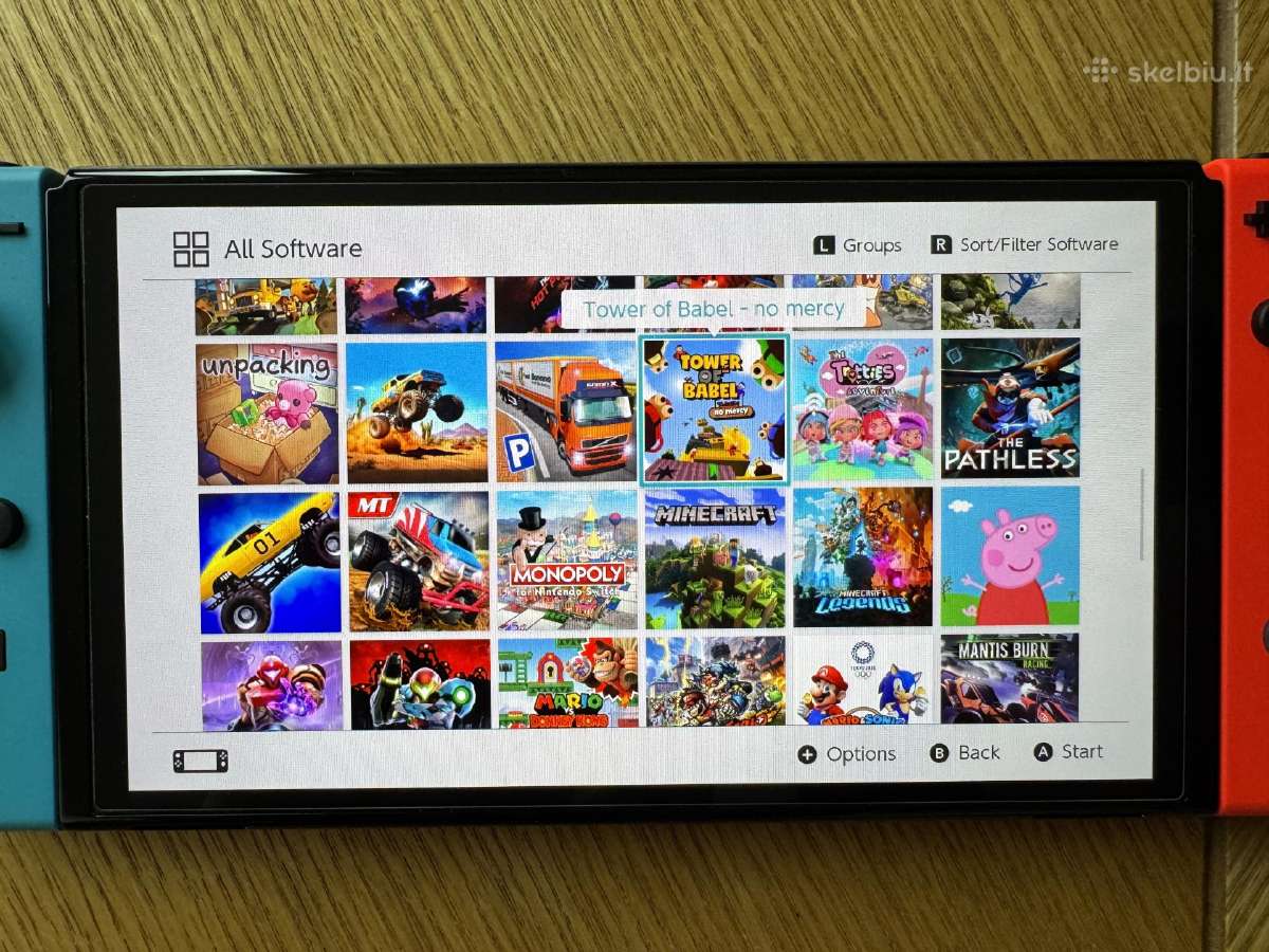 Nintendo Switch Oled 512gb Dual-boot - nuotraukos Nr. 7