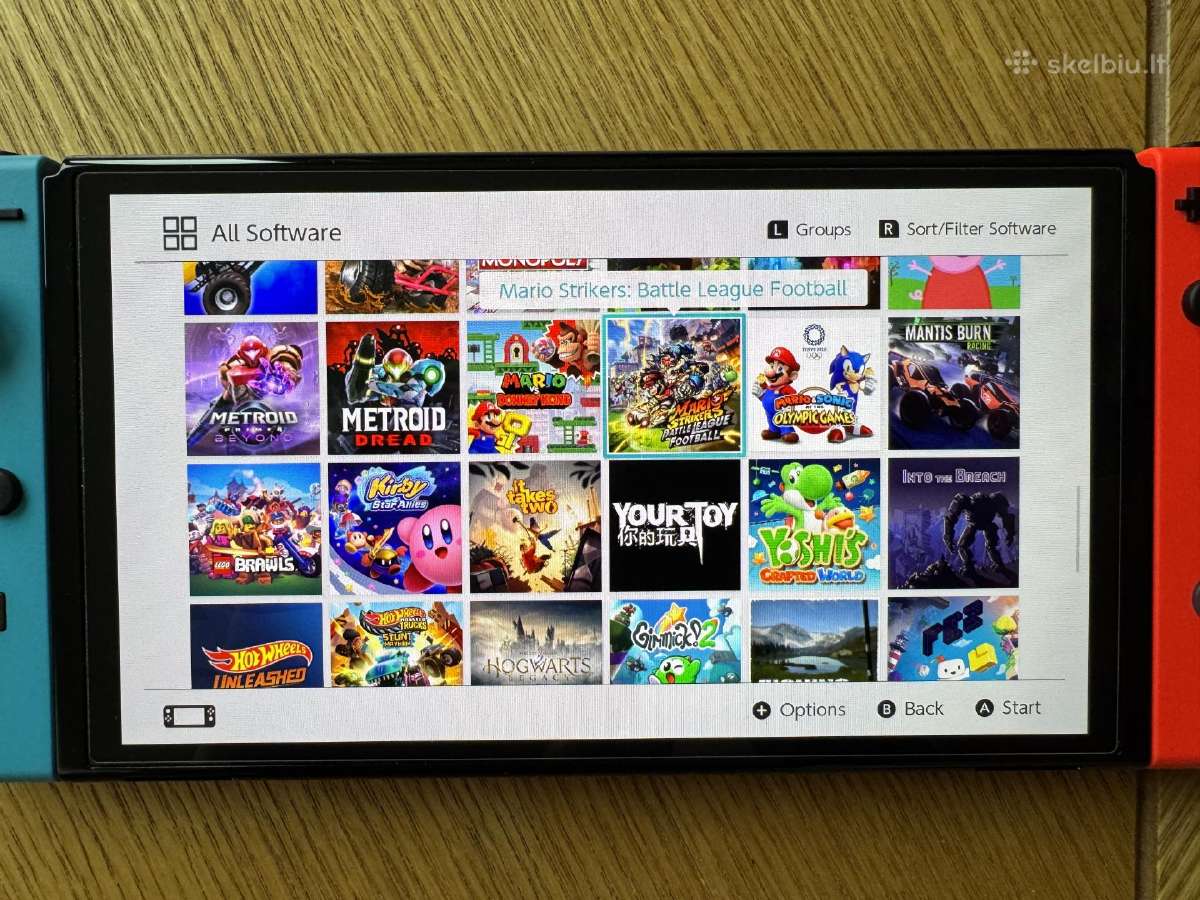 Nintendo Switch Oled 512gb Dual-boot - nuotraukos Nr. 8
