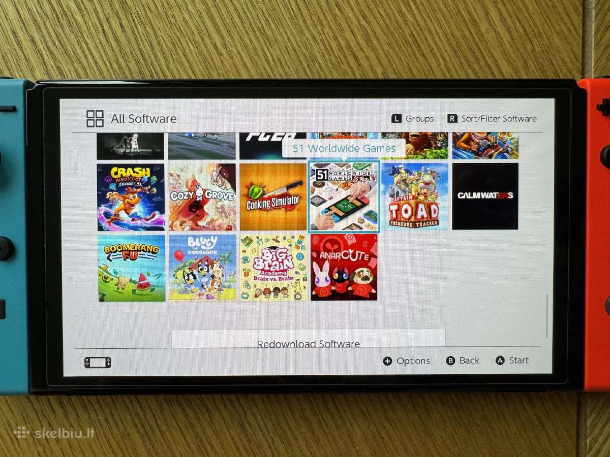 Nintendo Switch Oled 512gb Dual-boot - nuotraukos Nr. 10