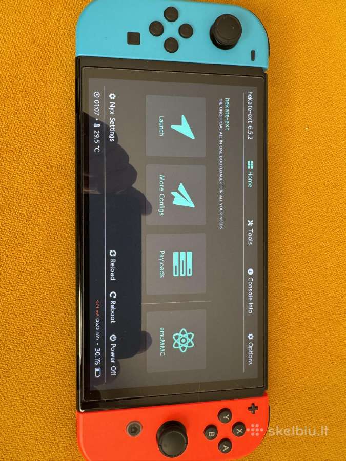 Nintendo Switch Oled 512gb Dual-boot - nuotraukos Nr. 11