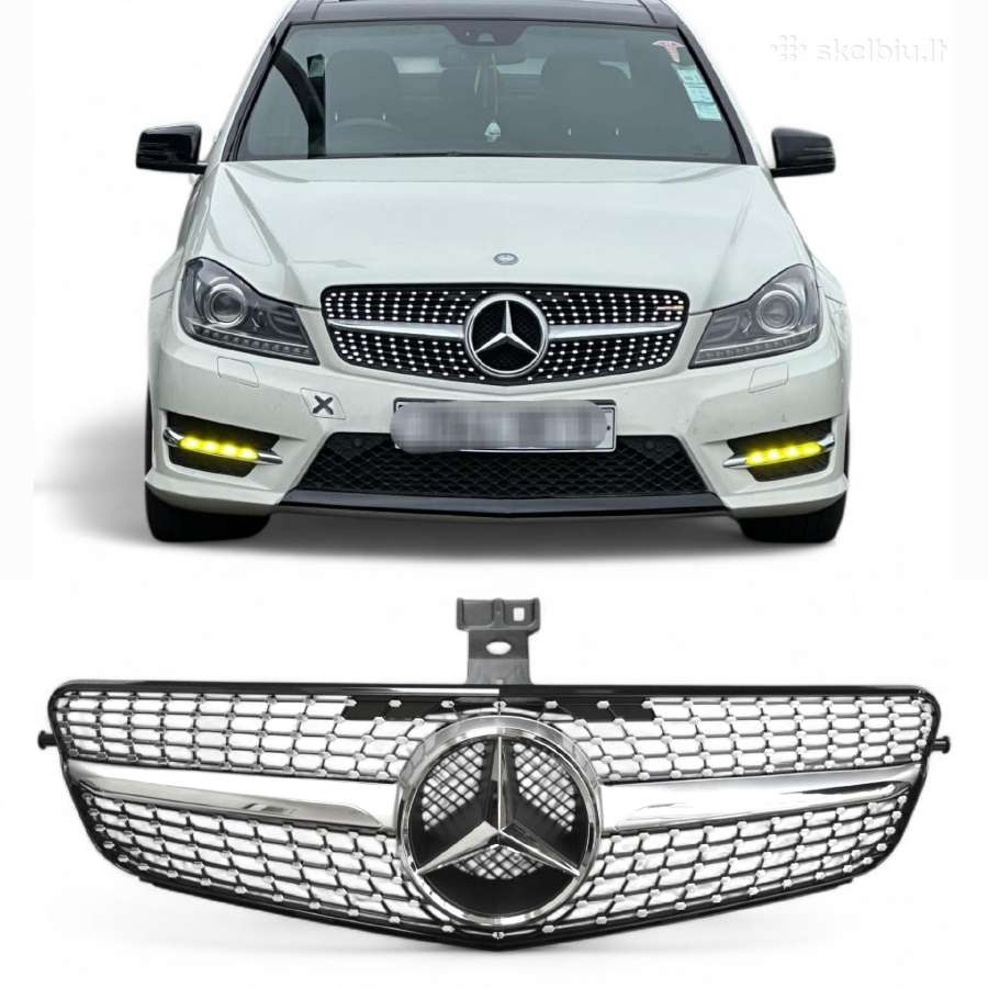 Naujos Mercedes grotelės spoileriai apdailos - nuotraukos Nr. 6