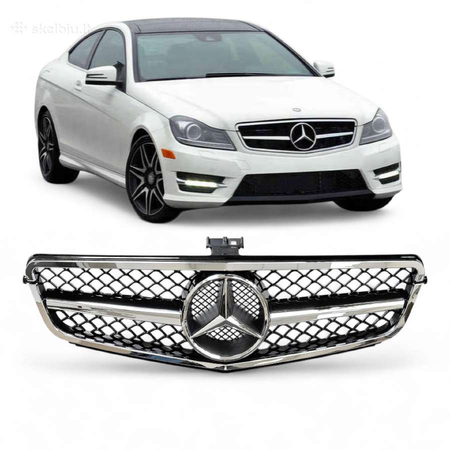 Naujos Mercedes grotelės spoileriai apdailos - nuotraukos Nr. 4