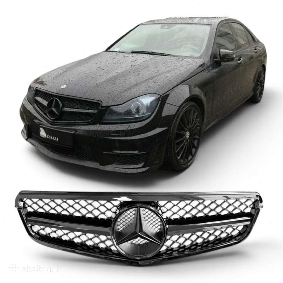Naujos Mercedes grotelės spoileriai apdailos - nuotraukos Nr. 2