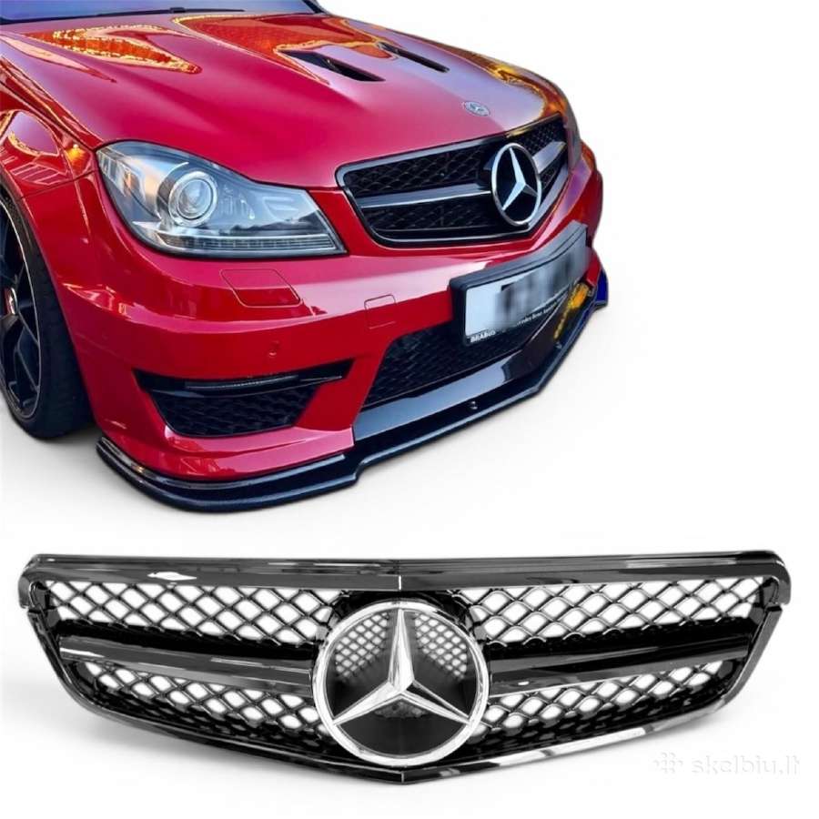 Naujos Mercedes grotelės spoileriai apdailos - nuotraukos Nr. 3