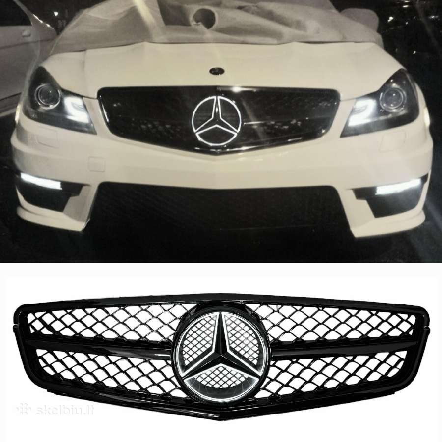 Naujos Mercedes grotelės spoileriai apdailos - nuotraukos Nr. 10