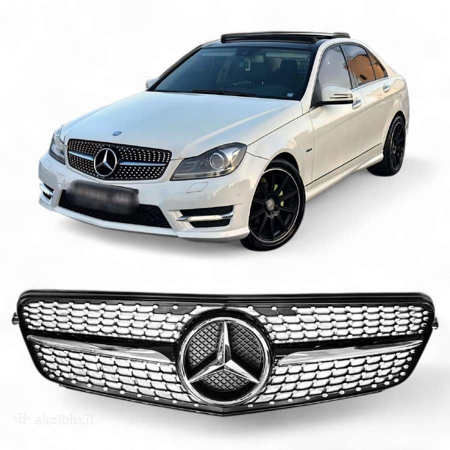 Naujos Mercedes grotelės spoileriai apdailos - nuotraukos Nr. 13
