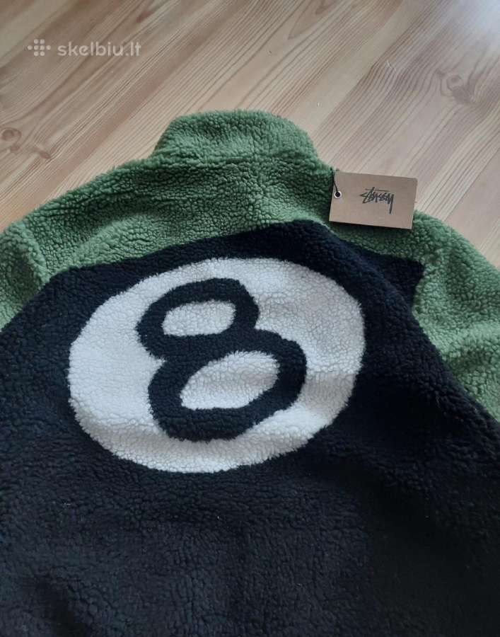 Nauja Stüssy 8 Ball Sherpa Striukė - nuotraukos Nr. 3