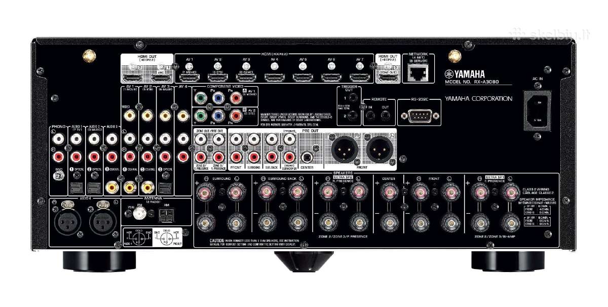 Yamaha Rx-a3080 - nuotraukos Nr. 3