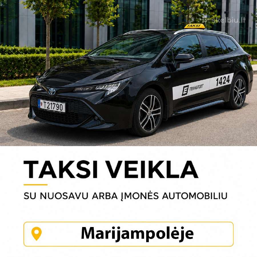 Taksi veikla Marijampolė, Vilkaviškis, Kalvarija - nuotraukos Nr. 2
