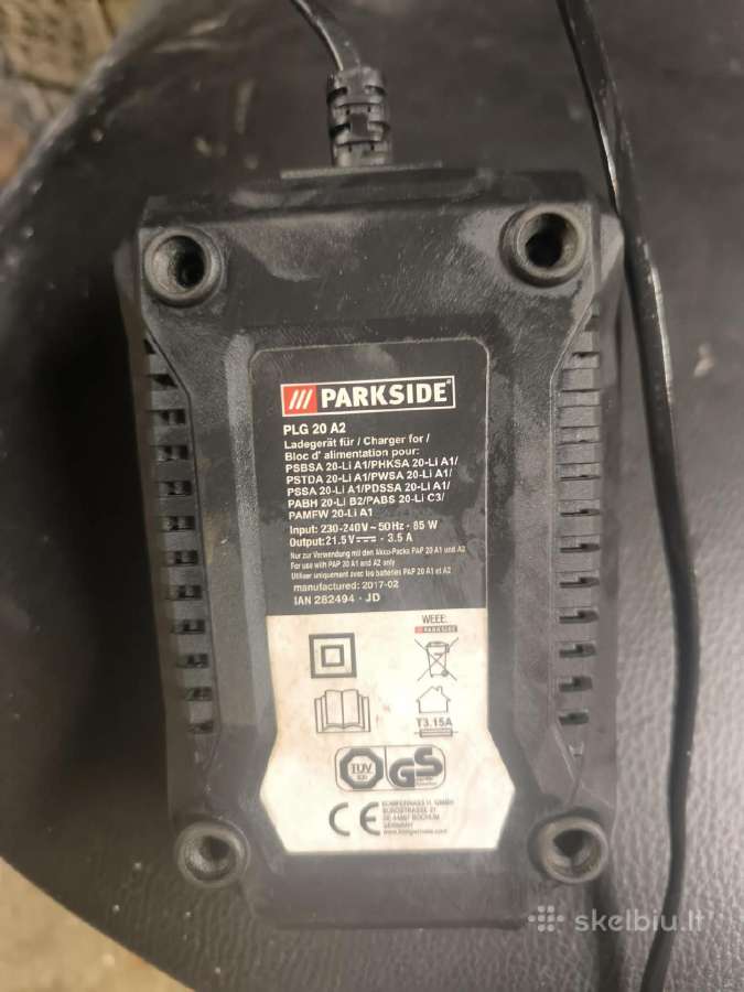 Parkside Plg 20 A2 (20 V, 3.5 A) akkumuliatorių - nuotraukos Nr. 2