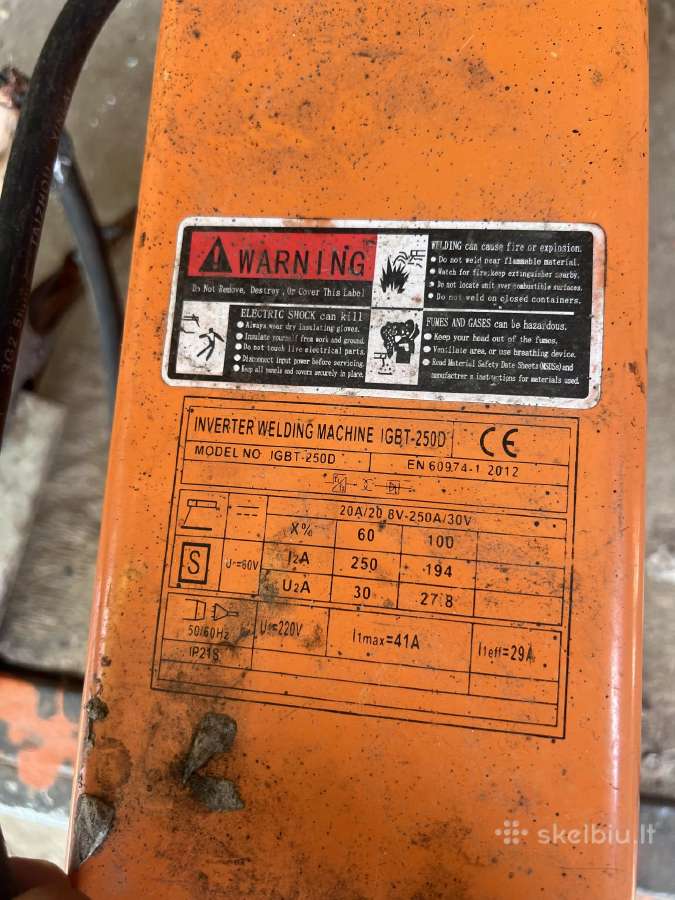 Parduodu aparata suvirinimo elektrodais - nuotraukos Nr. 3