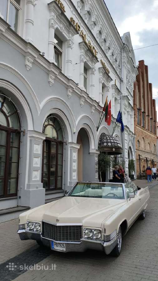 Cadillac Deville cabrio 1970m nuoma su vairuotoju - nuotraukos Nr. 9