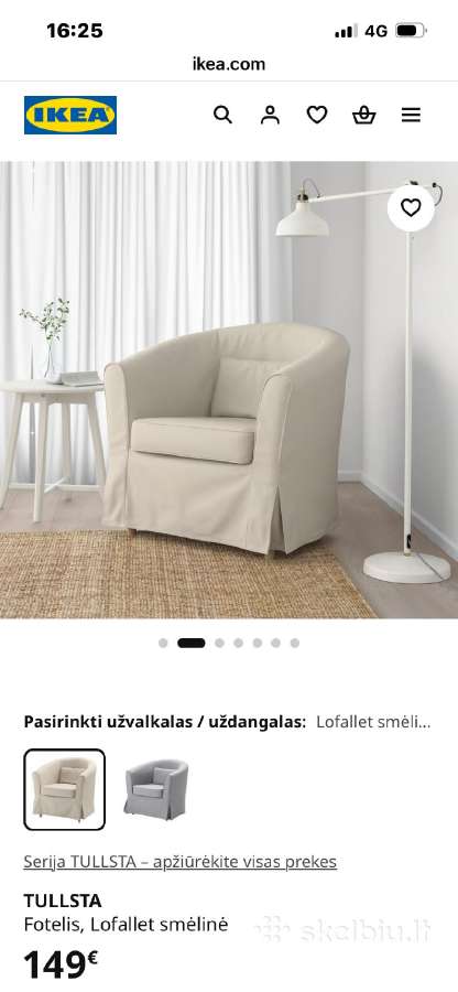 2 foteliai iš Ikea - nuotraukos Nr. 4