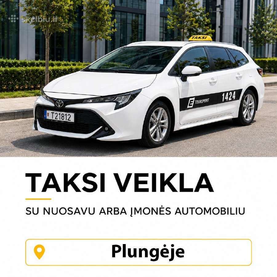 Taksi veikla Plungė, Telšiai, Mažeikiai - nuotraukos Nr. 4