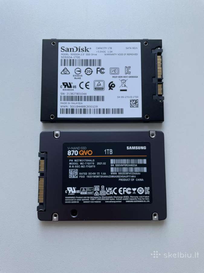 2.5" Sata SSD 250gb/1tb - nuotraukos Nr. 4