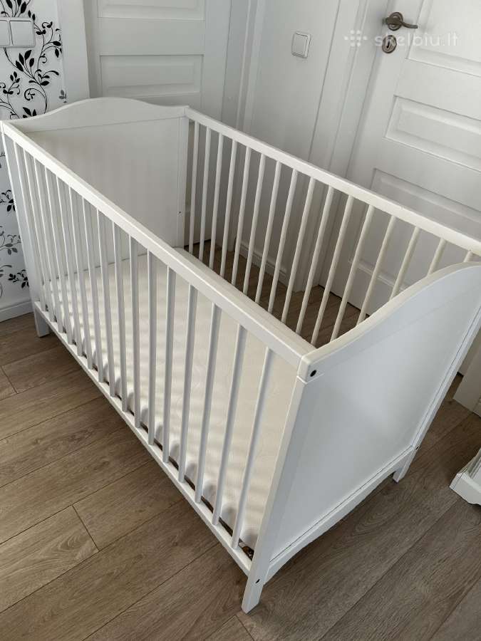 Ikea lovytė su čiužiniu - nuotraukos Nr. 2