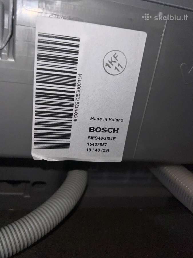 Bosch sms46gi04e indaplovė - nuotraukos Nr. 5