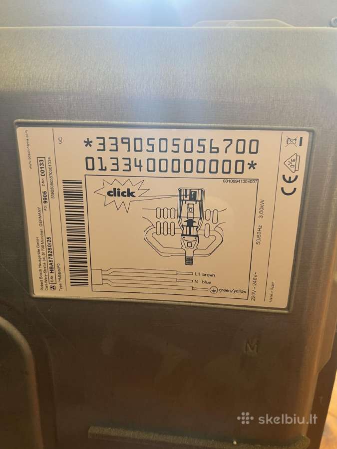 Bosch Hba5782s0 Orkaitė su pirolize - nuotraukos Nr. 7