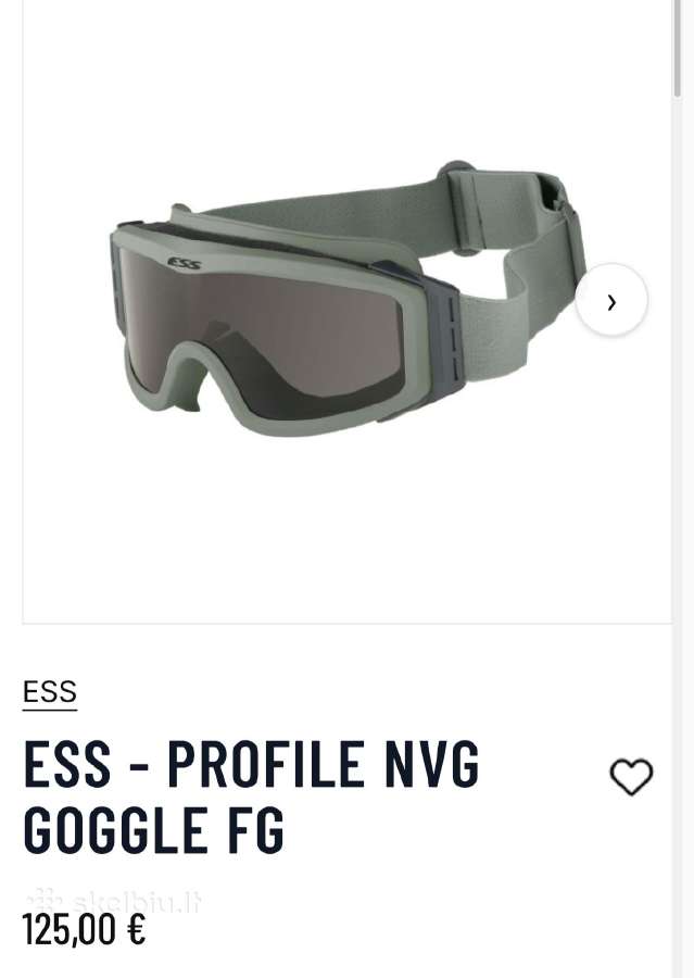 Ess Nvg akiniai karybai, tarnybai, airsoftui - nuotraukos Nr. 3