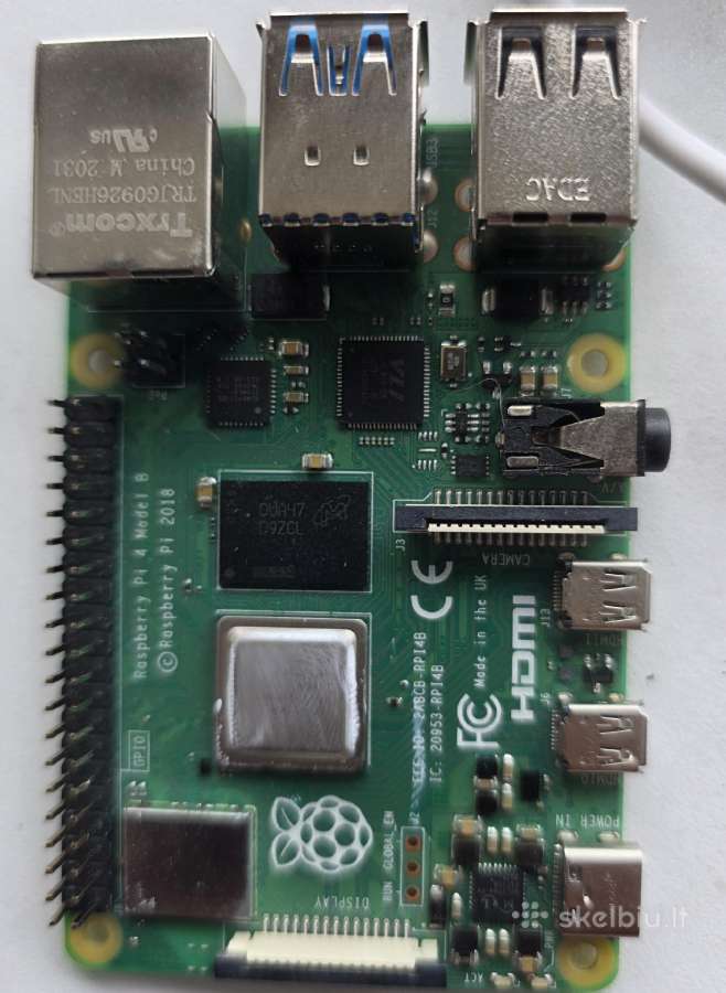Raspberry Pi 4 (8gb RAM) komplektas - nuotraukos Nr. 4