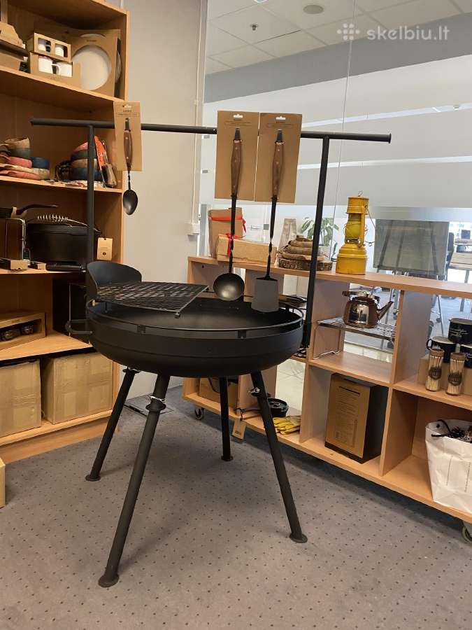Parduodamas naujas grilis Barebones Cowboy Firepit - nuotraukos Nr. 5