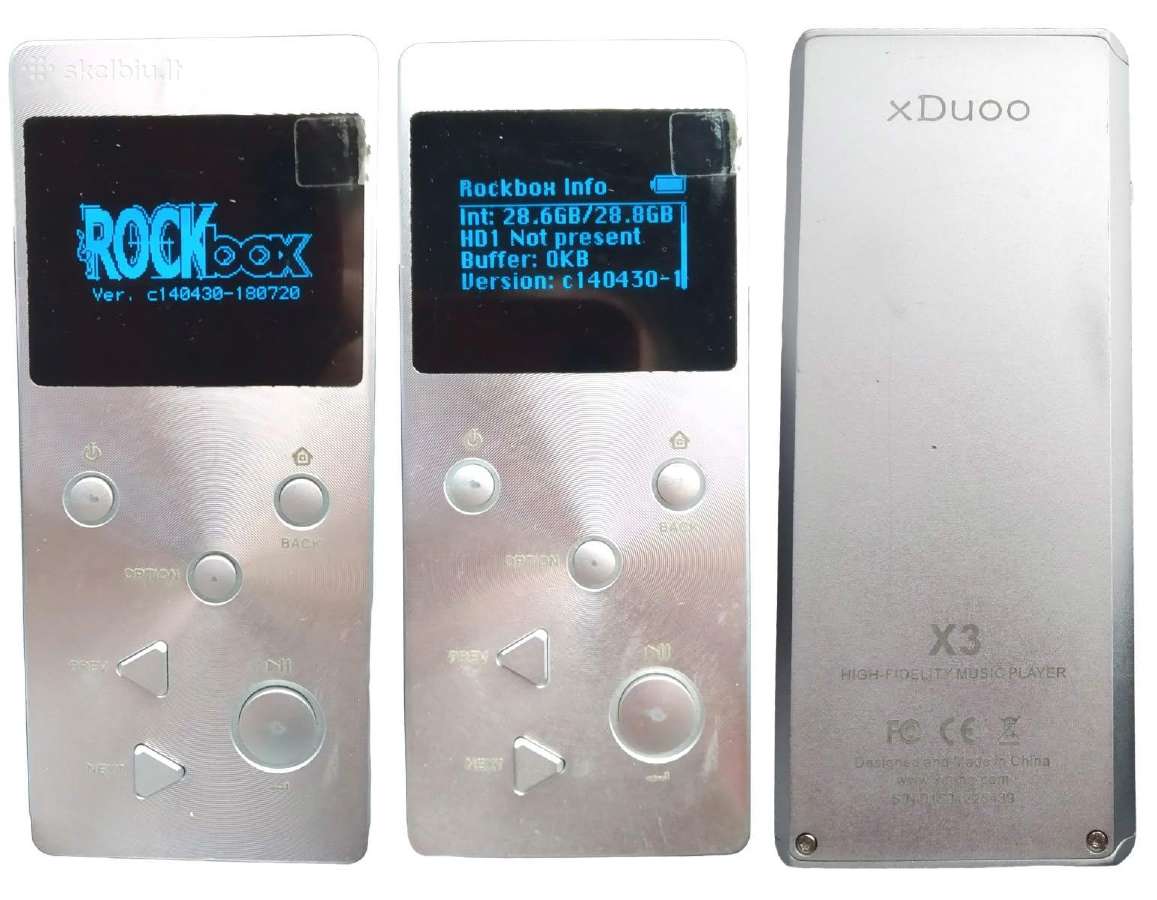 Xduoo X3 Hi-fi muzikos grotuvas - nuotraukos Nr. 2