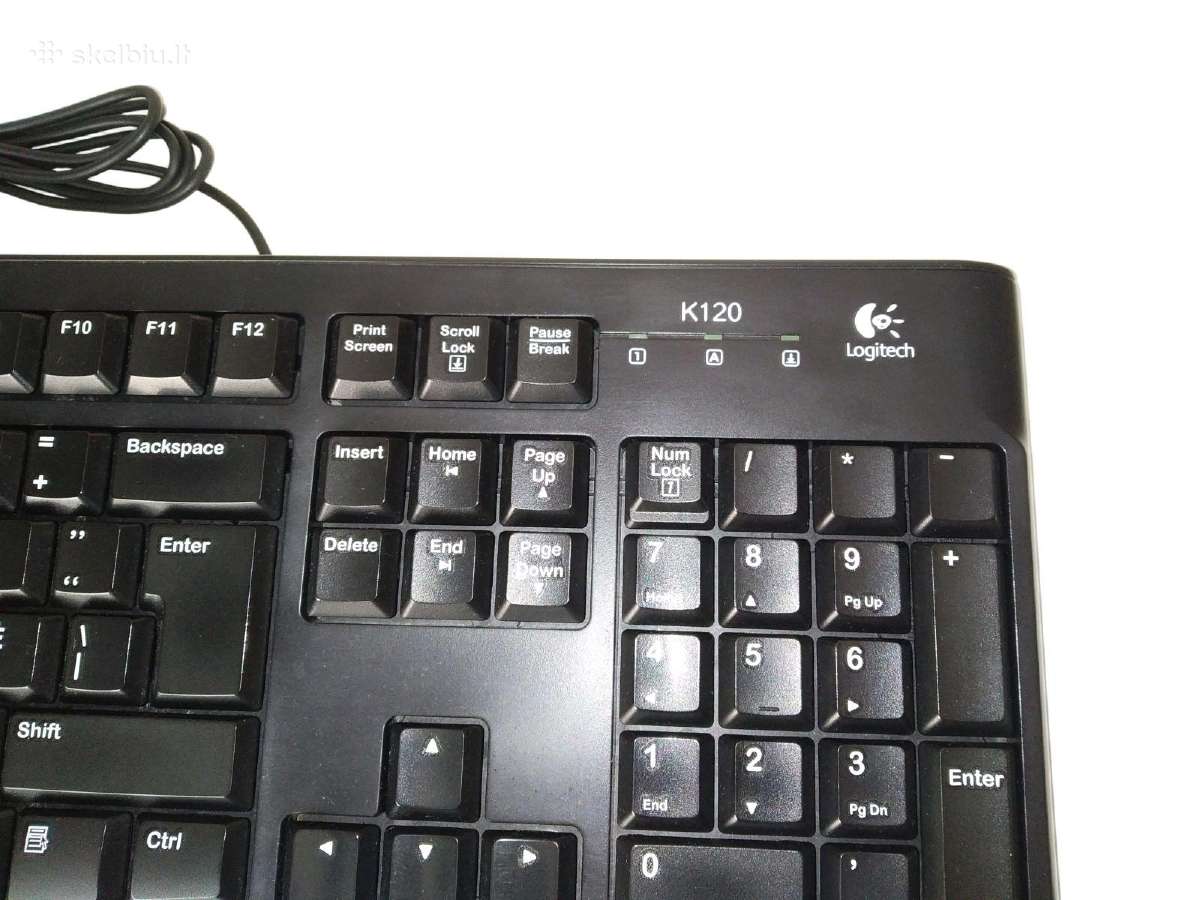 Logitech K120 klaviatūra - nuotraukos Nr. 4
