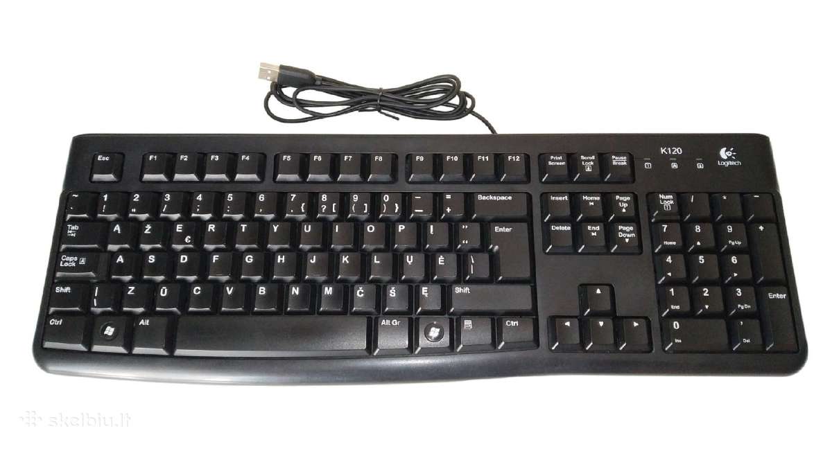 Logitech K120 klaviatūra - nuotraukos Nr. 6