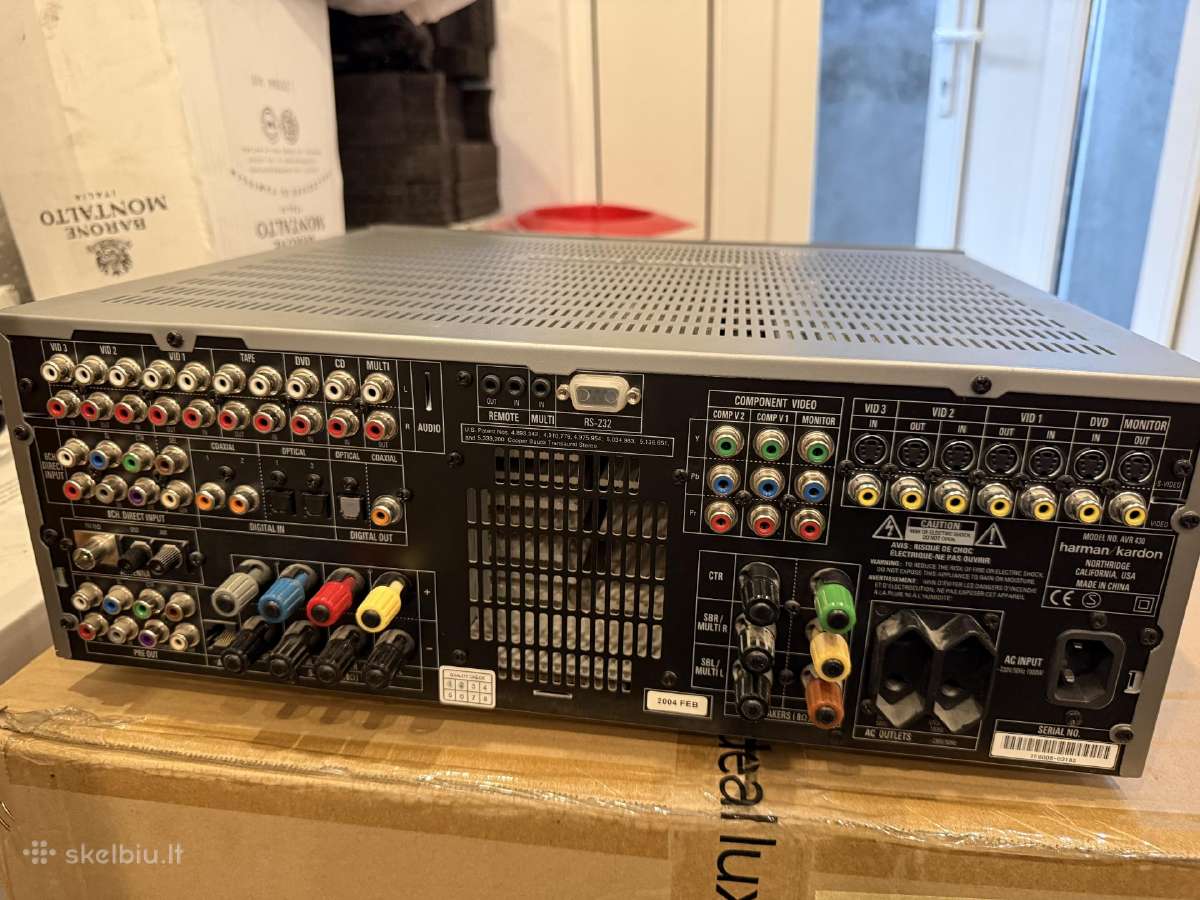 Harman Kardon Avr 430 7.1 recyveris - nuotraukos Nr. 13