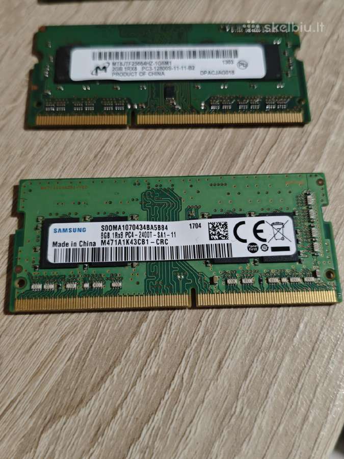 8gb Ddr4 + 2x2gb Ddr3 + 500gb HDD 2.5 - nuotraukos Nr. 4
