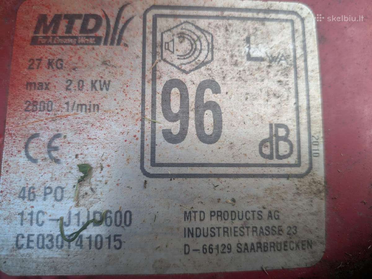 Mtd 46cm zoliapjove - nuotraukos Nr. 5