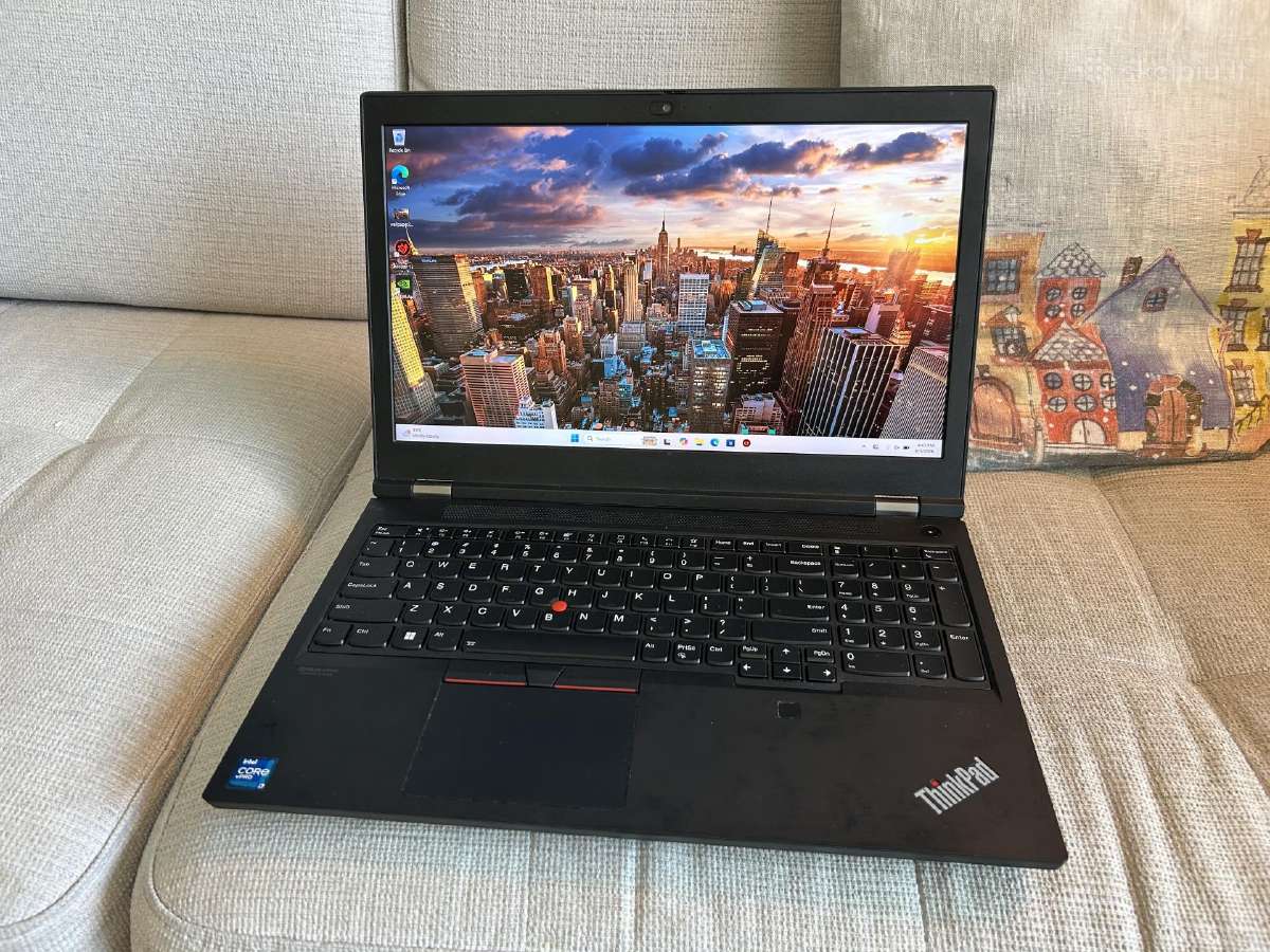 Lenovo Thinkpad P15, 4k Uhd ekranas, i7-11850h - nuotraukos Nr. 2