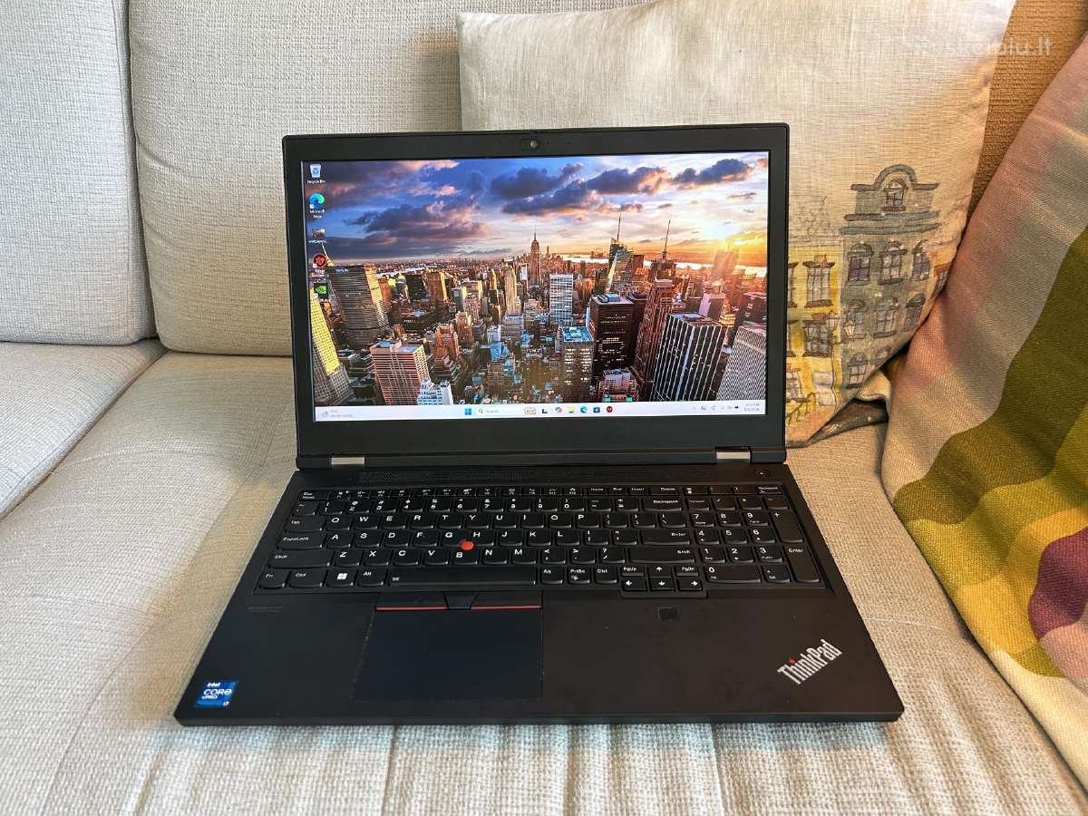 Lenovo Thinkpad P15, 4k Uhd ekranas, i7-11850h - nuotraukos Nr. 13