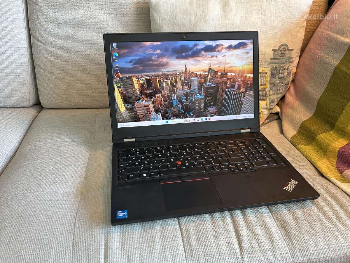 Lenovo Thinkpad P15, 4k Uhd ekranas, i7-11850h - nuotraukos Nr. 14
