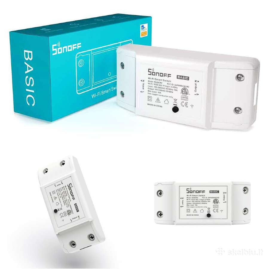 WiFi smart jungtukas Sonoff Basic R2 10a - nuotraukos Nr. 2