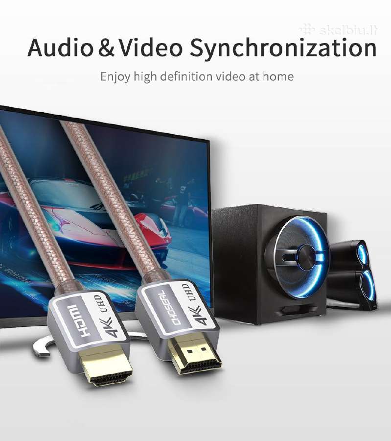 Hdmi 4k kabelis - nuotraukos Nr. 2