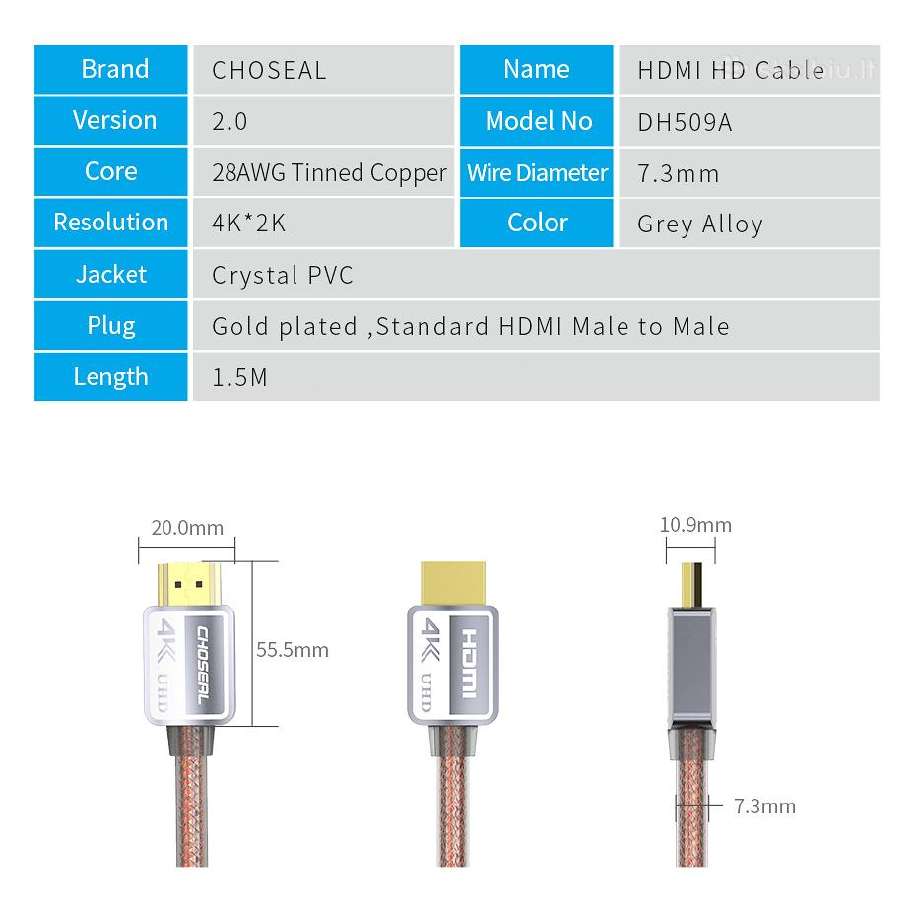 Hdmi 4k kabelis - nuotraukos Nr. 9