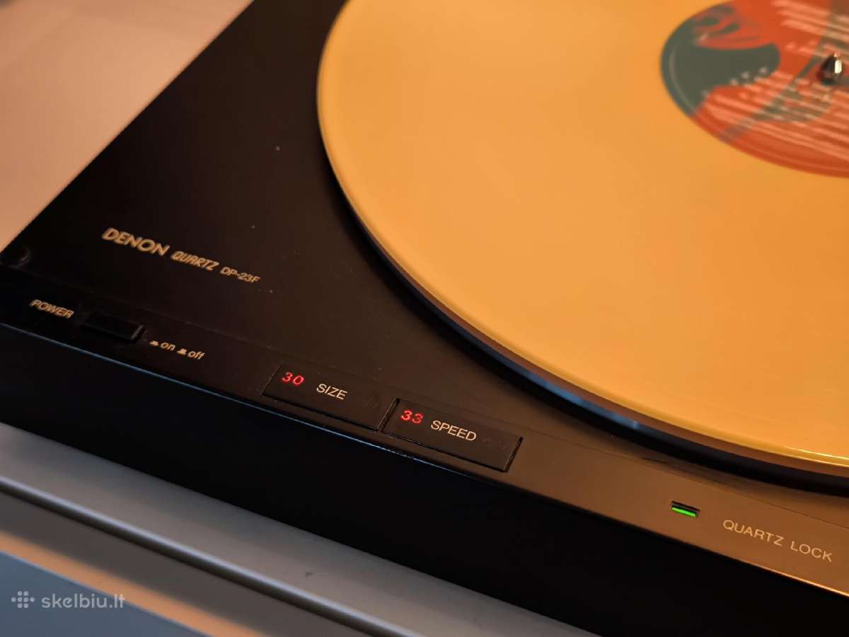 Patefonas Denon Dp-23f Direct Drive Dl-80mc - nuotraukos Nr. 10