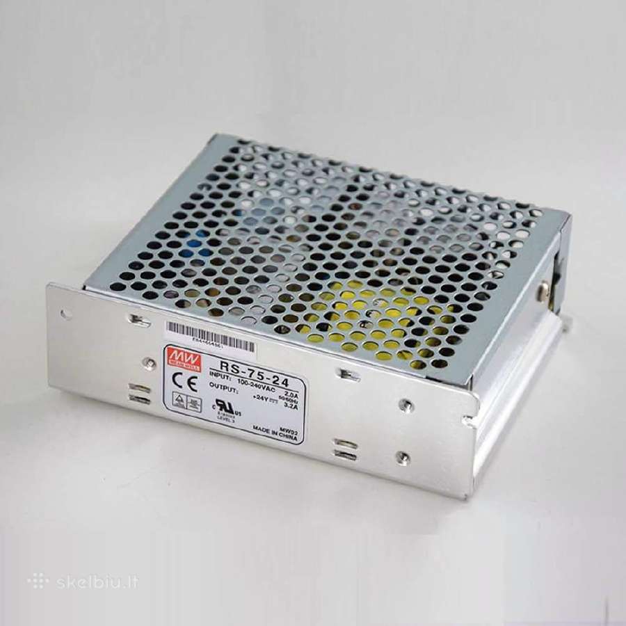 Mean Well RS-75-24 24v 75w maitinimo šaltinis - nuotraukos Nr. 2