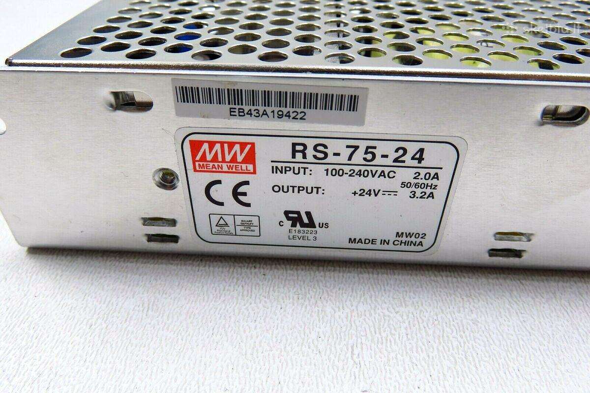 Mean Well RS-75-24 24v 75w maitinimo šaltinis - nuotraukos Nr. 5
