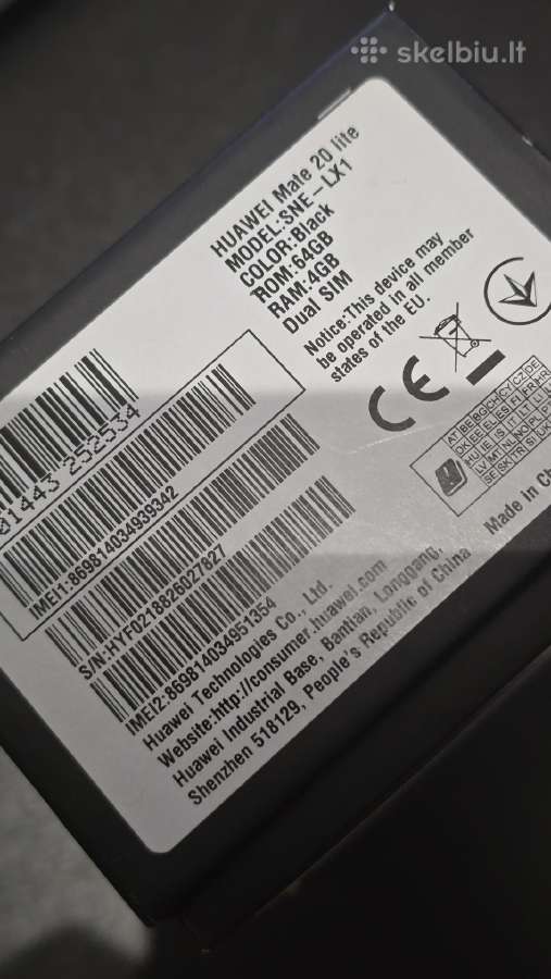 Huawei Mate 20 Lite - nuotraukos Nr. 10