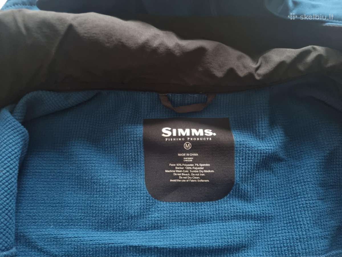 Simms challenger polartec windbloc striukė M - nuotraukos Nr. 15