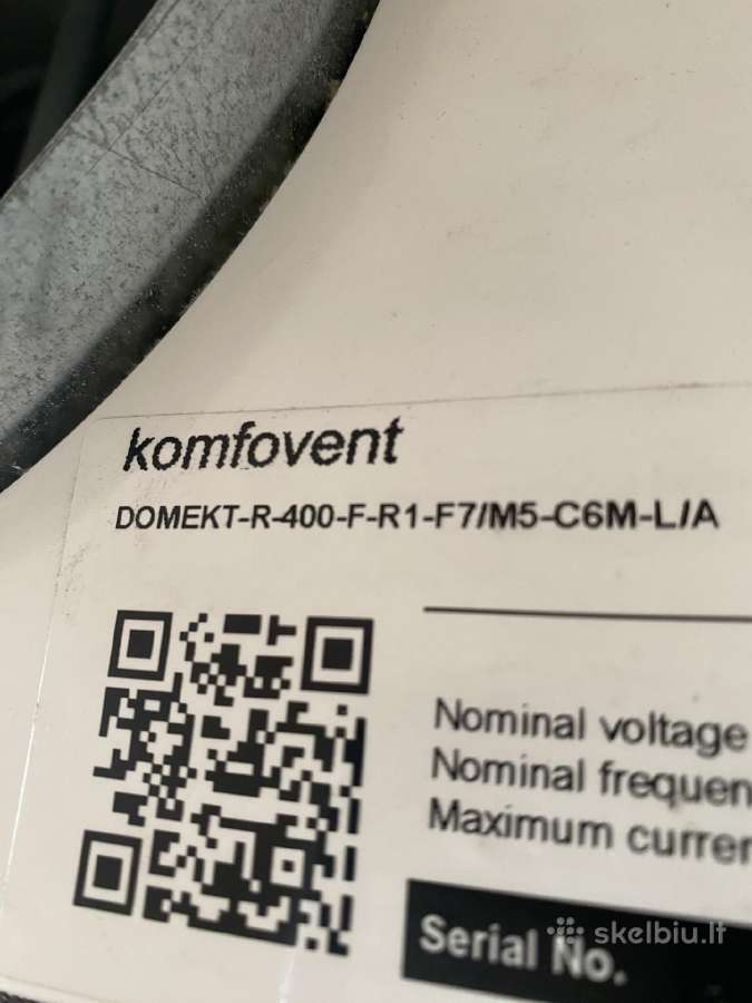 Rekuperatorius komfovent - nuotraukos Nr. 5