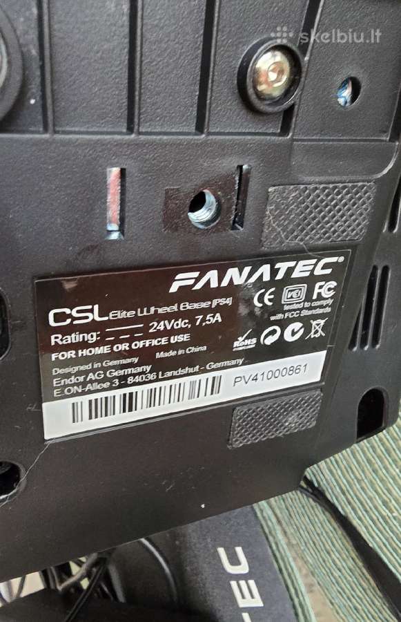 Fanatec Csl Elite Steering +Wheel P1 + pedalai - nuotraukos Nr. 6
