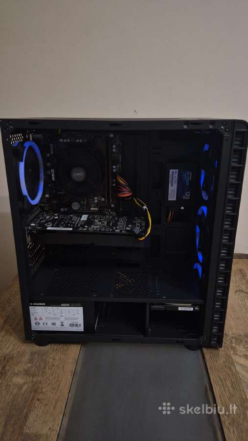 Kompiuteris su R5 2600x, Gtx 1060 6gb, 16gb RAM - nuotraukos Nr. 2