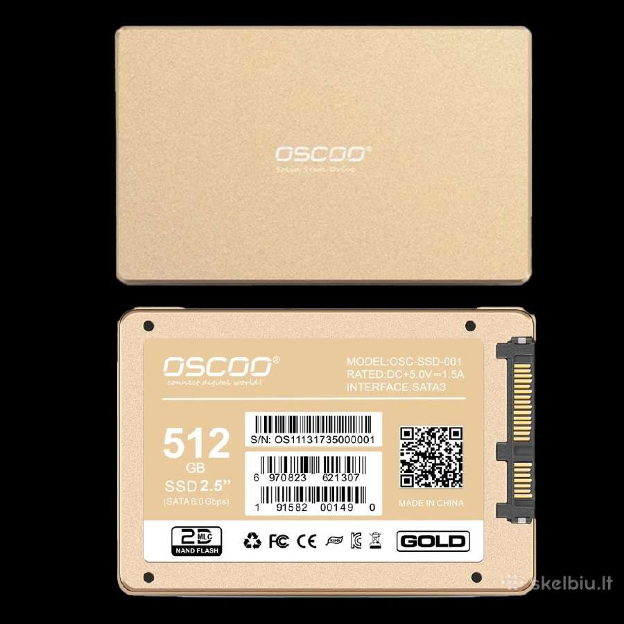 SSD 2.5" diskas Oscoo 512gb Mlc - nuotraukos Nr. 4