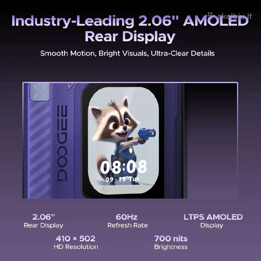 Doogee V50 Pro 5G - 512/12gb, 200mp, Eu versija - nuotraukos Nr. 15