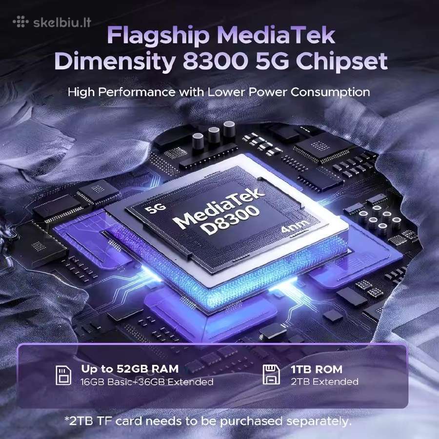 Doogee V50 Pro 5G - 512/12gb, 200mp, Eu versija - nuotraukos Nr. 17